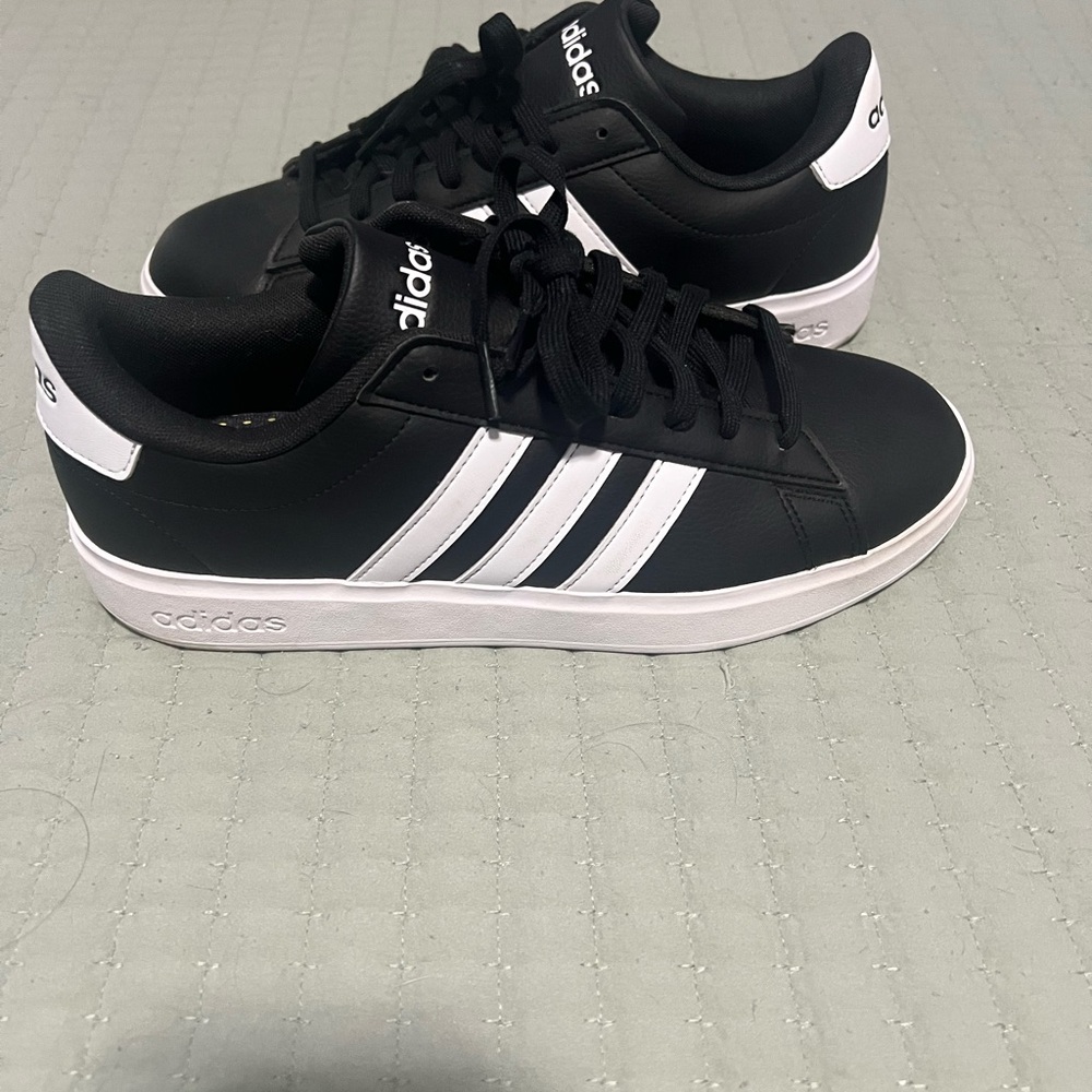 Adidas Black and White Sneakers